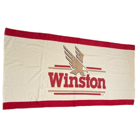 NEW Vintage 1990’s NASCAR WINSTON CUP Beach Towel New Unused - Picture 1 of 7